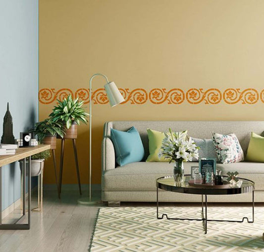 Asian Paints Wall Fashion Stencil Design - Classy Creepers