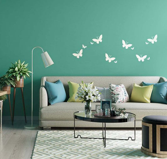Asian Paints Wall Fashion Stencil Design - Butterfly