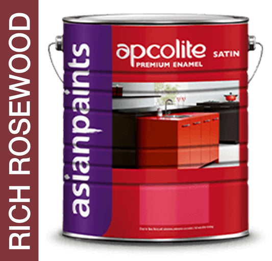 Asian Paints Apcolite Satin Premium Enamel - Rich Rosewood