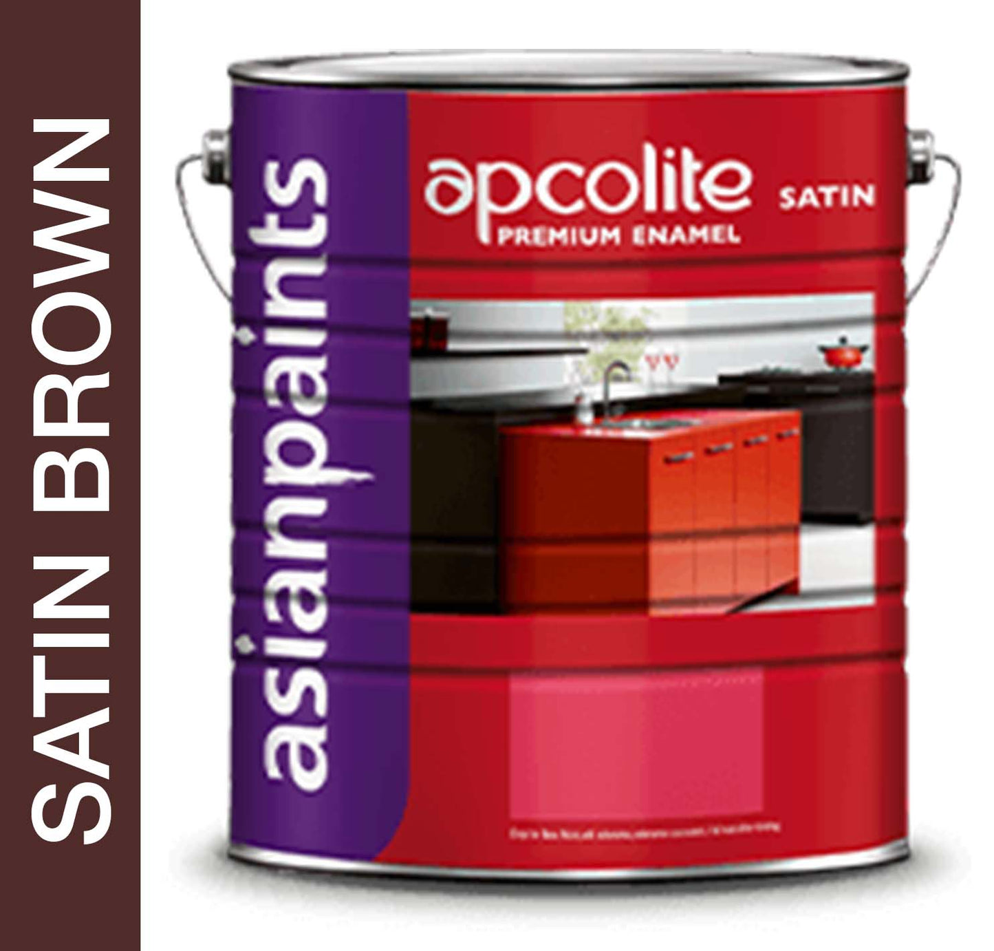 Asian Paints Apcolite Satin Premium Enamel - Satin Brown