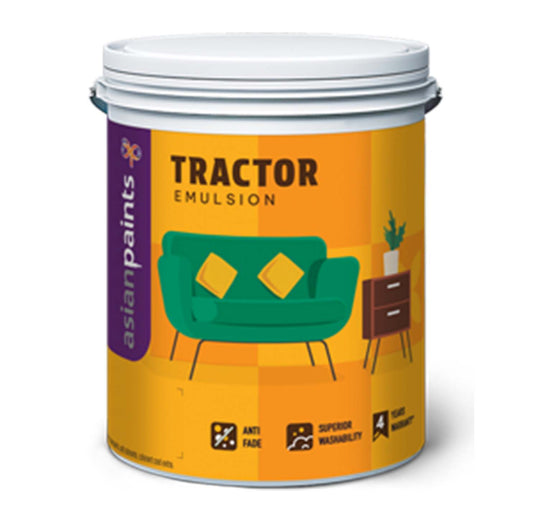 Asian Paints Tractor Emulsion Interior Wall Paint - Super White