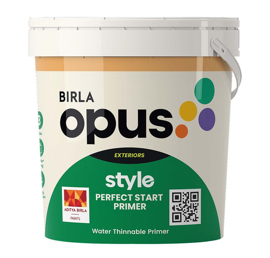 Birla Opus Paint Style Perfect Start Primer For Exterior Wall - White