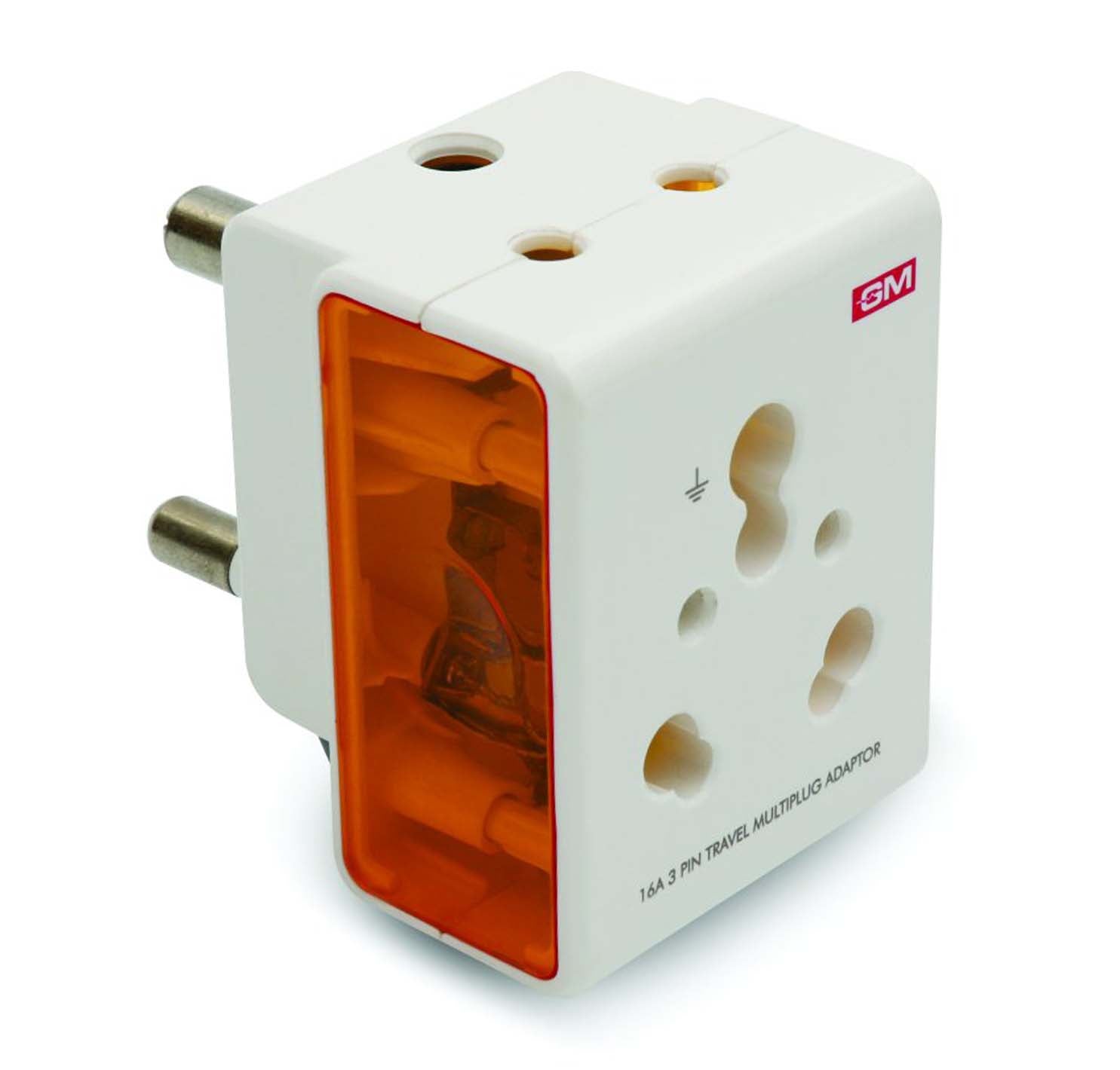 GM 16 AMP 3 Pin Multi Plug Adapter 3050