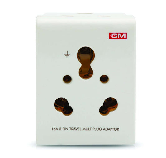 GM 16 AMP 3 Pin Multi Plug Adaptor 3050