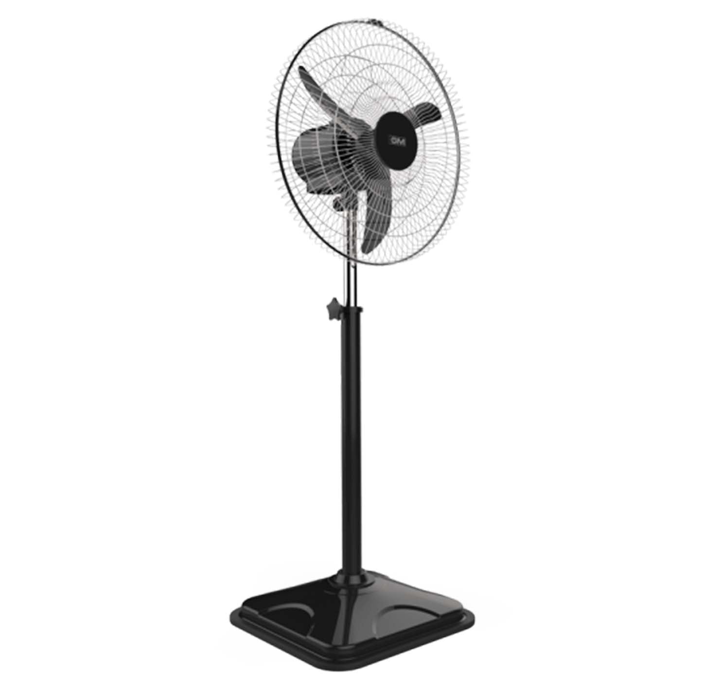 GM Air Blast Pedestal Fan 400mm HS - Black