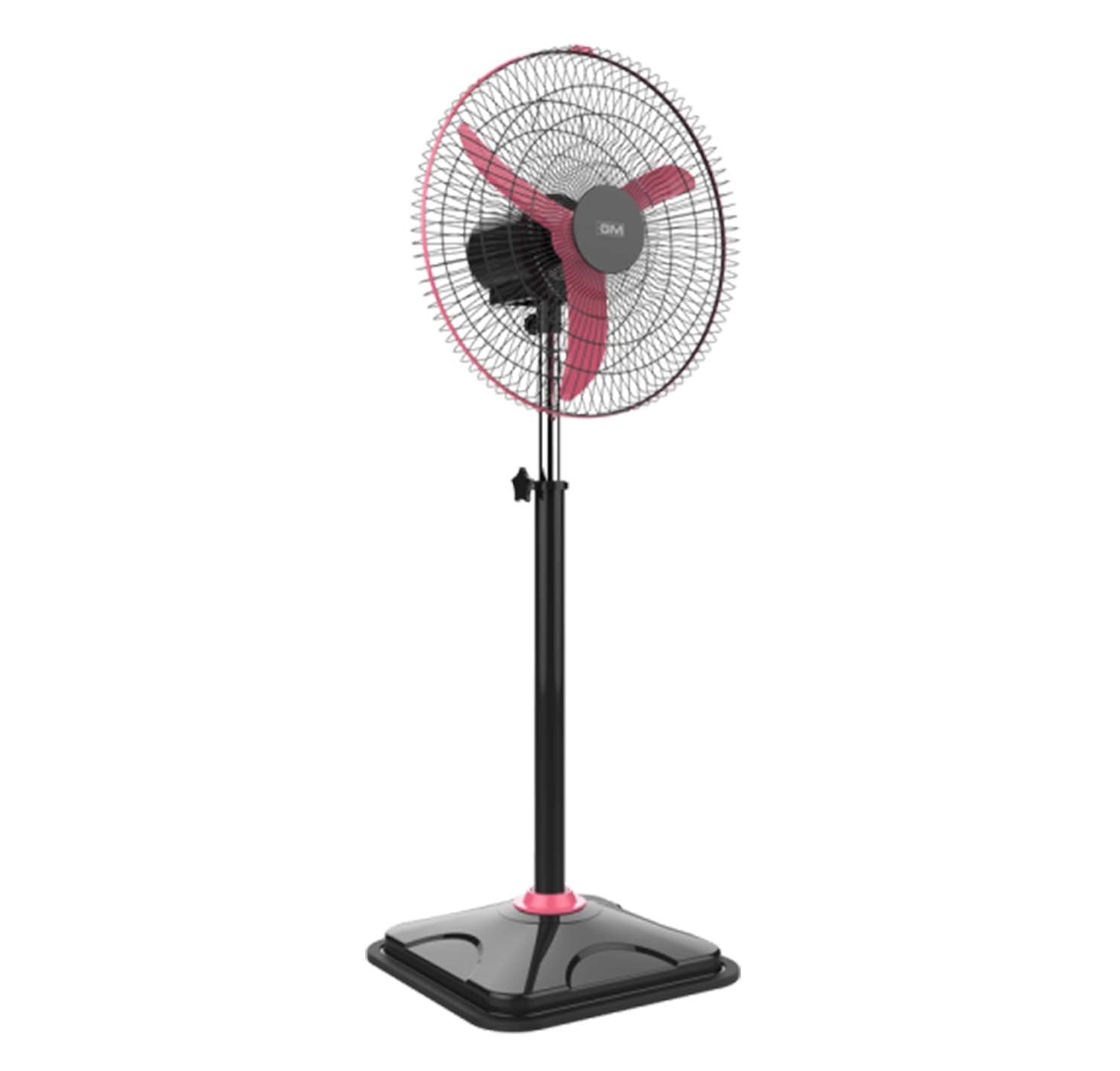 GM Air Blast Pedestal Fan 400mm HS - Burgundy