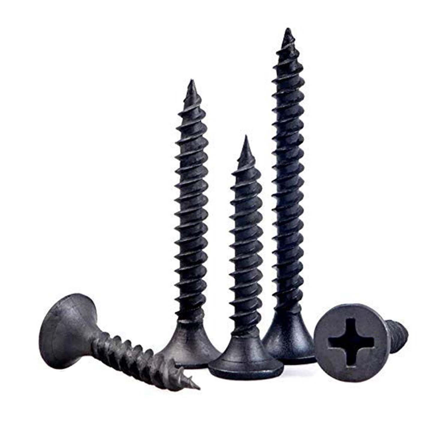 Nakoda Drywall Screws Bugle Head Philips Fine Thread Black Phosphated - 3.5mm x 20mm