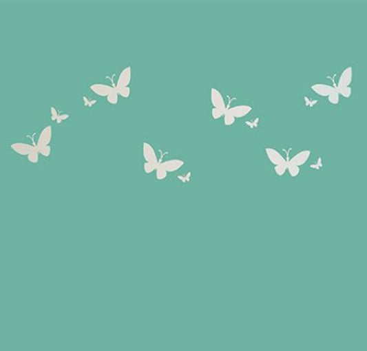 Asian Paints Wall Fashion Stencil Design - Butterfly