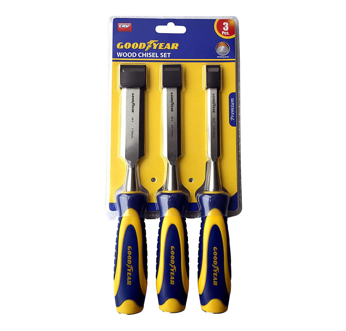 Goodyear Wood Chisel Set - Pack of 3