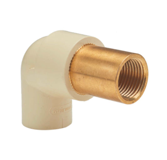 Ashirvad CPVC Brass Elbow Long with Female Adapter Brass Threaded - FABT