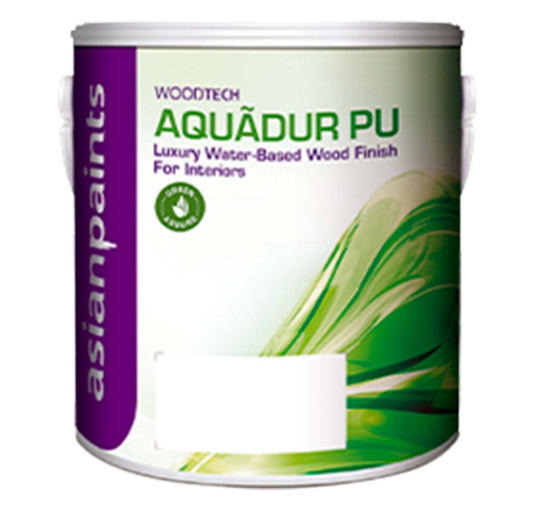 Asian Paints Woodtech Aquadur PU Luxury Water-Base Wood Finish for Interiors - Gloss Finish