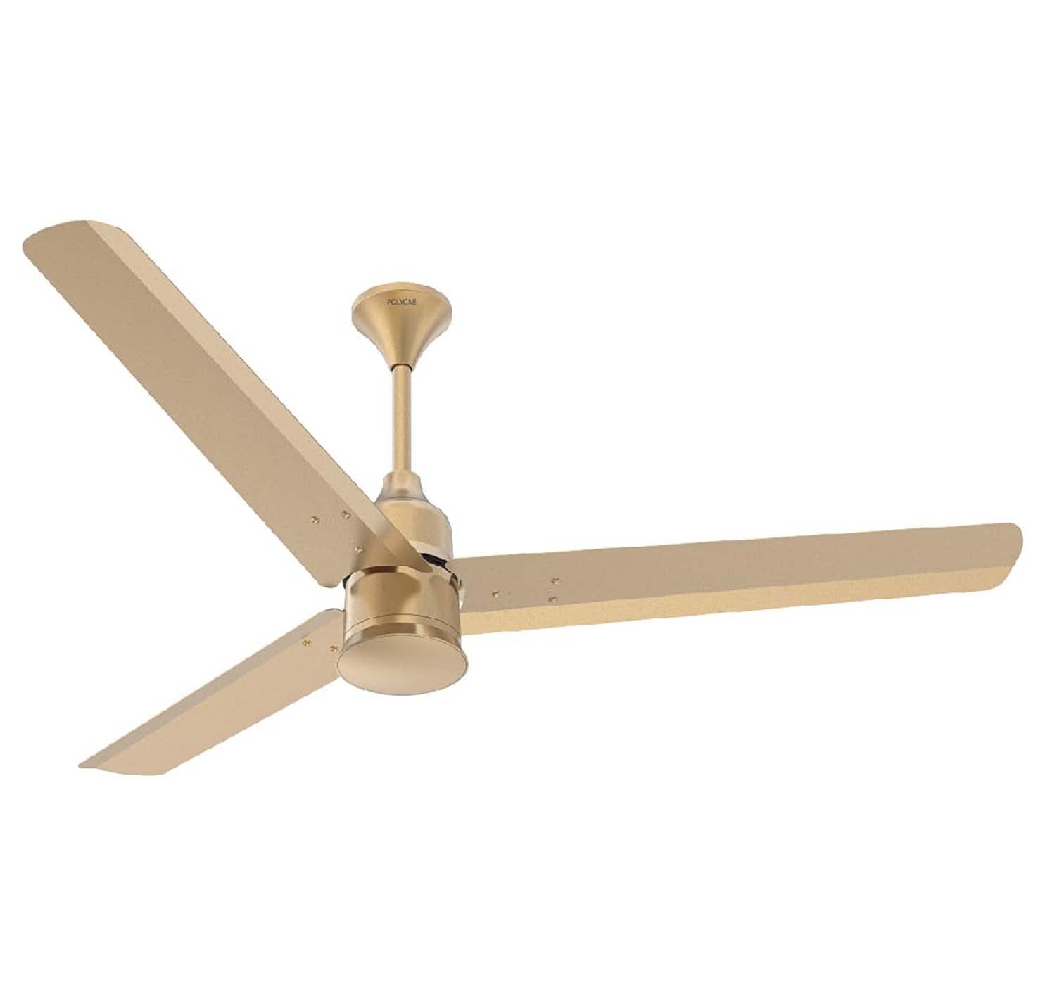 Polycab Silenco Advance BLDC Mini Ceiling Fan With 5 Star Rated - 1200mm - Birkin Gold