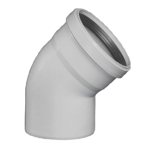 Supreme PVC Pipe Fitting Bend 45° - Pasted Type