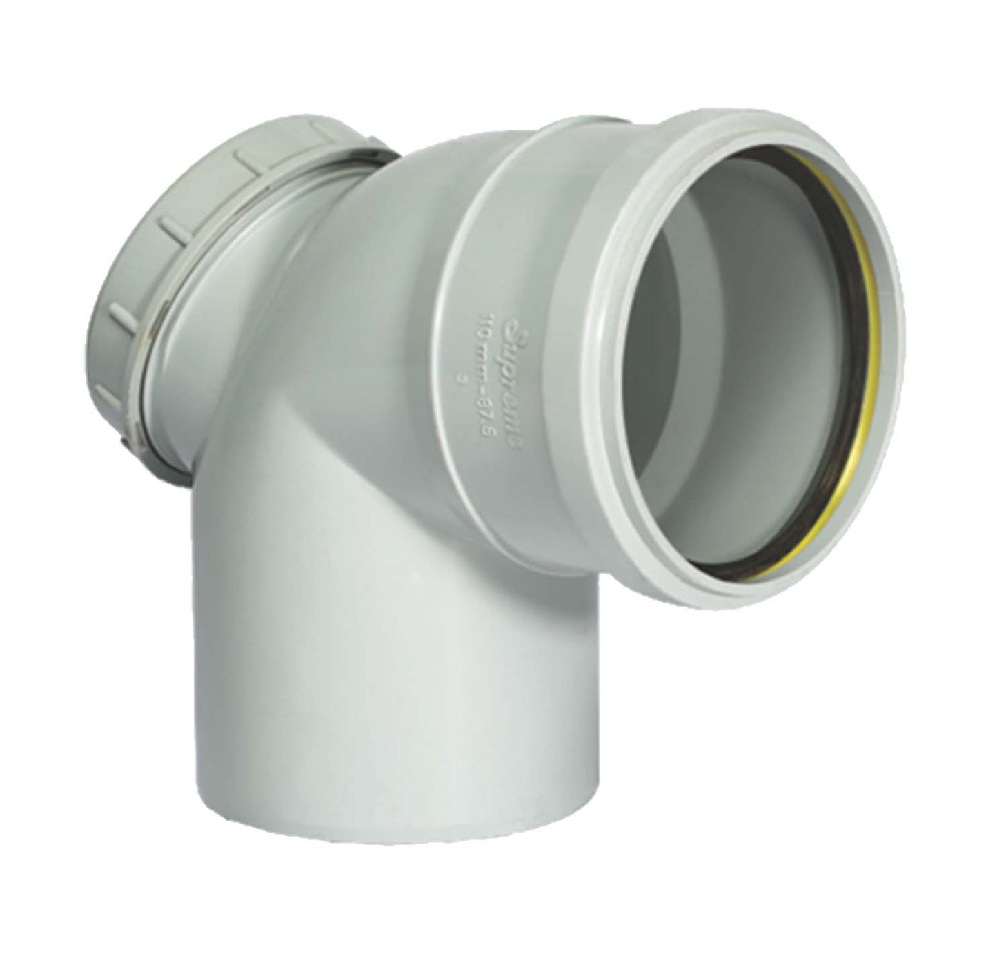 Supreme PVC Pipe Fitting Door Bend 87.5° - Fix O-Ring Type