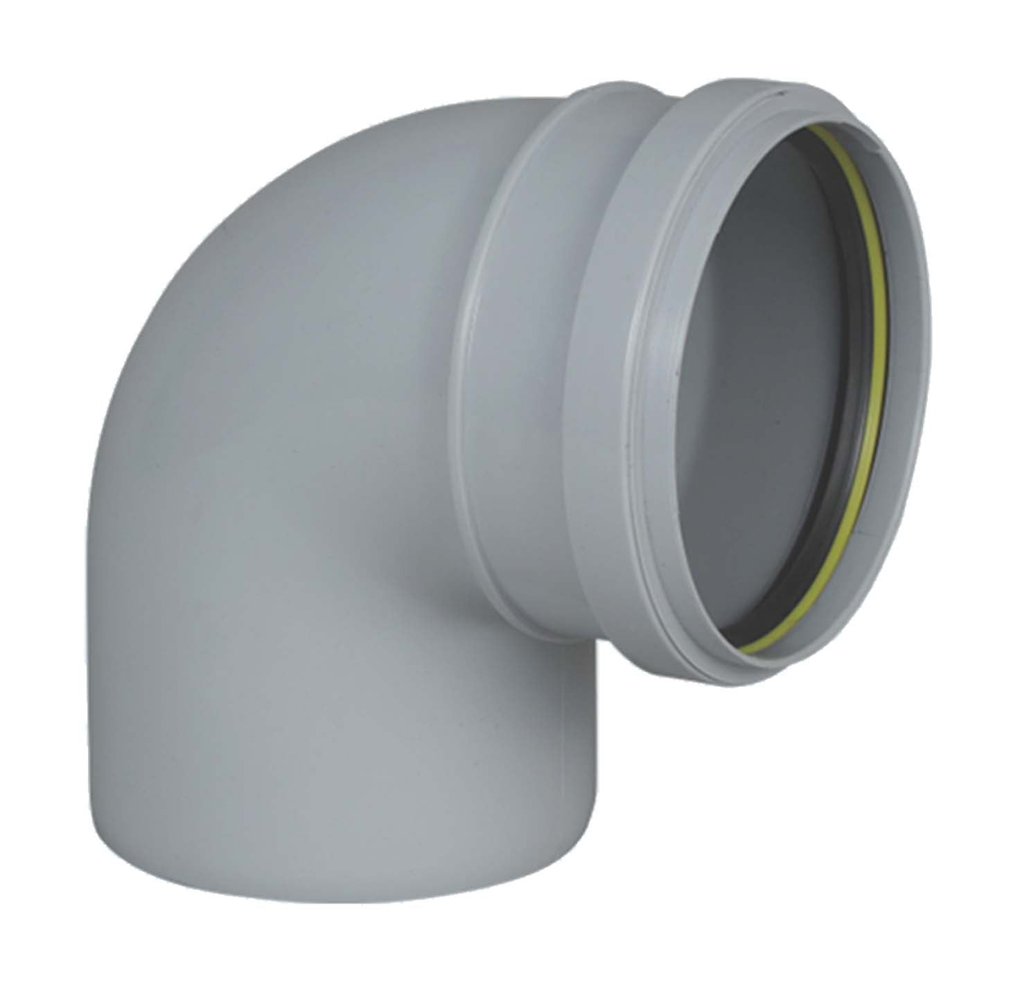 Supreme PVC Pipe Fitting Plain Bend 87.5°  - Fix O-Ring Type