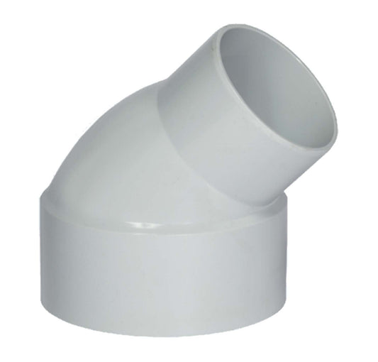 Supreme PVC Pipe Fitting Reducing Bend 45° - Pasted Type