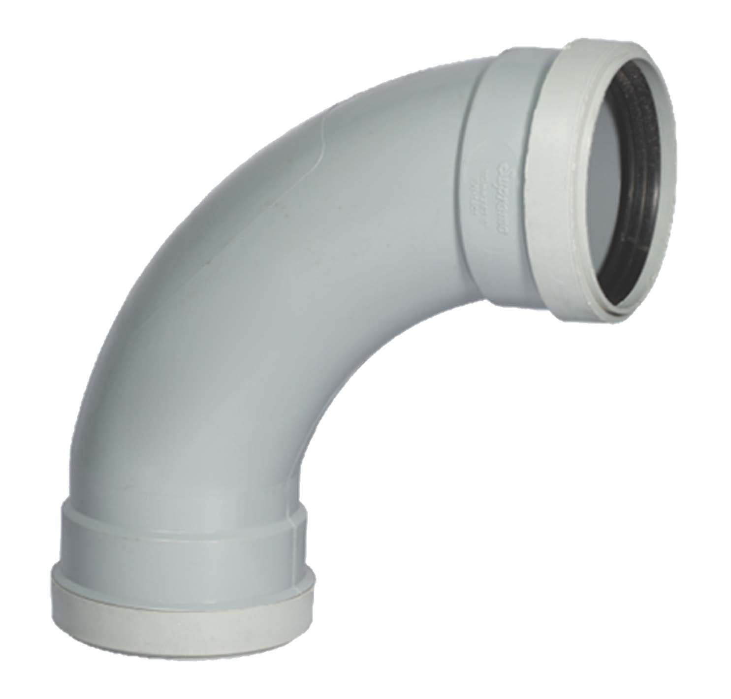 Supreme PVC Pipe Fitting Swept Bend - Fix O-Ring Type