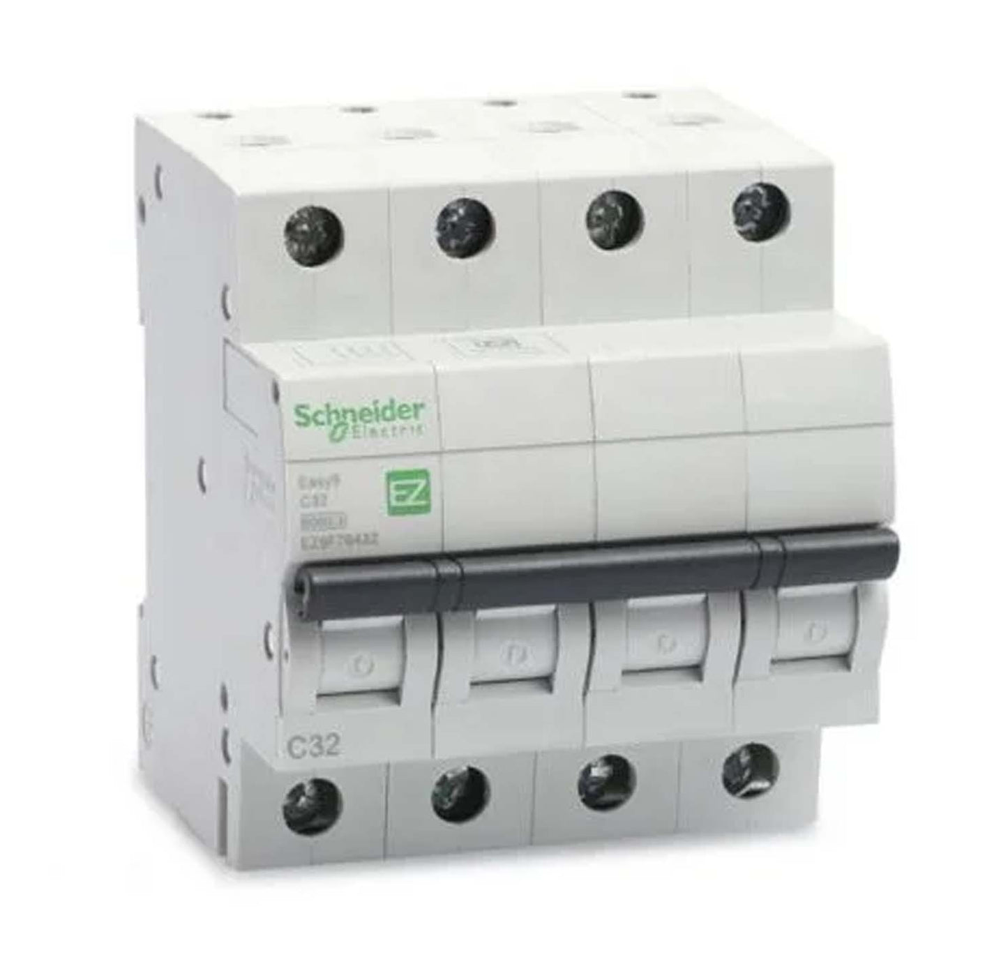 Schneider Electric Easy 9 Four Pole MCB - 6kA