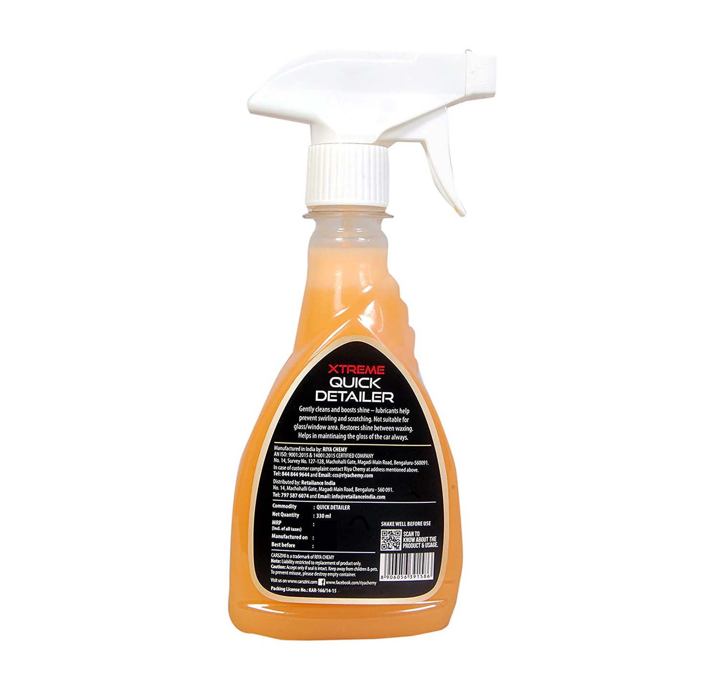 Carszini Extreme Quick Detailer - 330ml