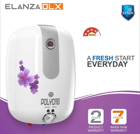 Polycab Elanza DLX Matt Finish Storage Water Heater - 2KW