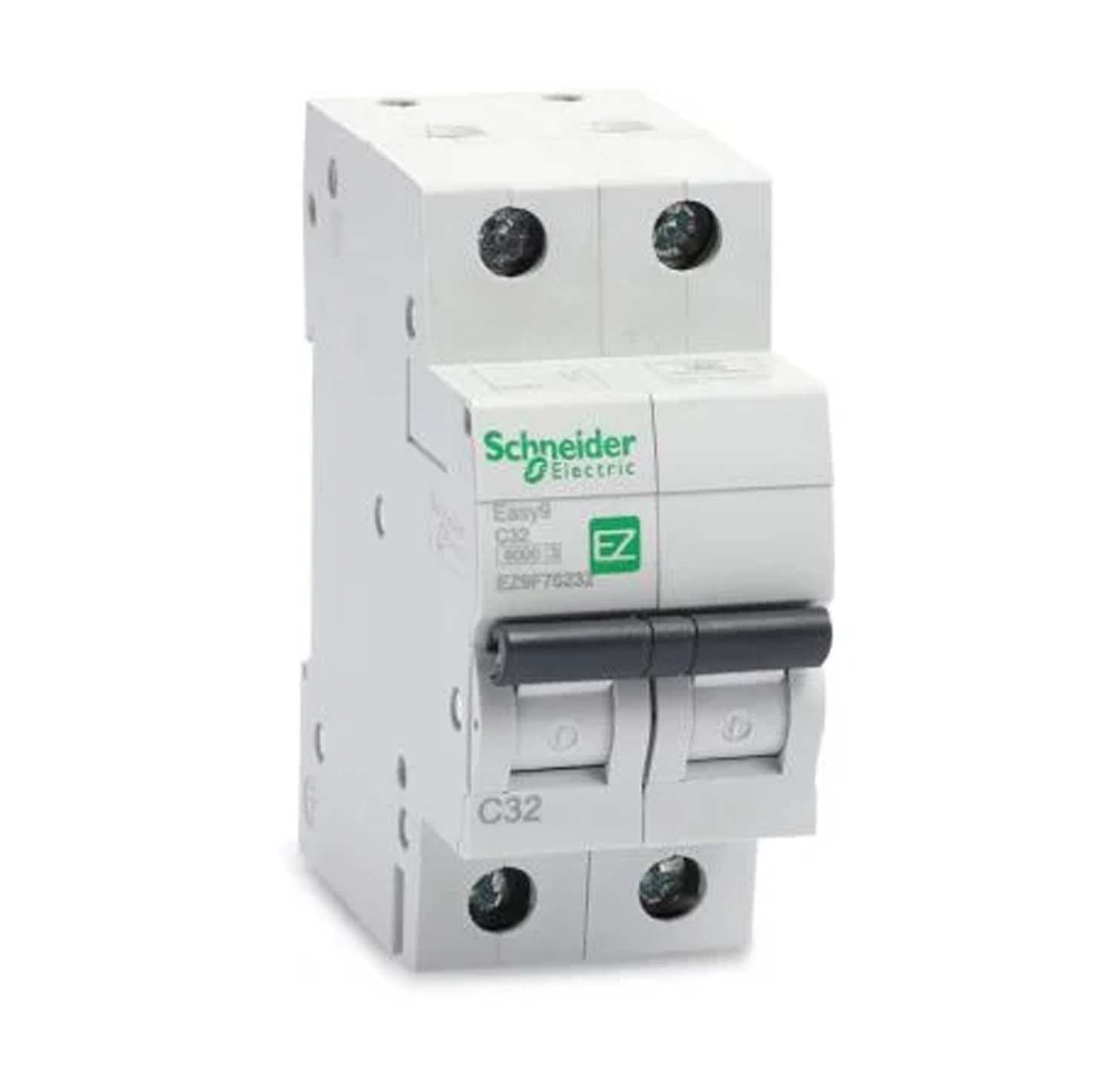 Schneider Electric Easy 9 Double Pole MCB - 6kA