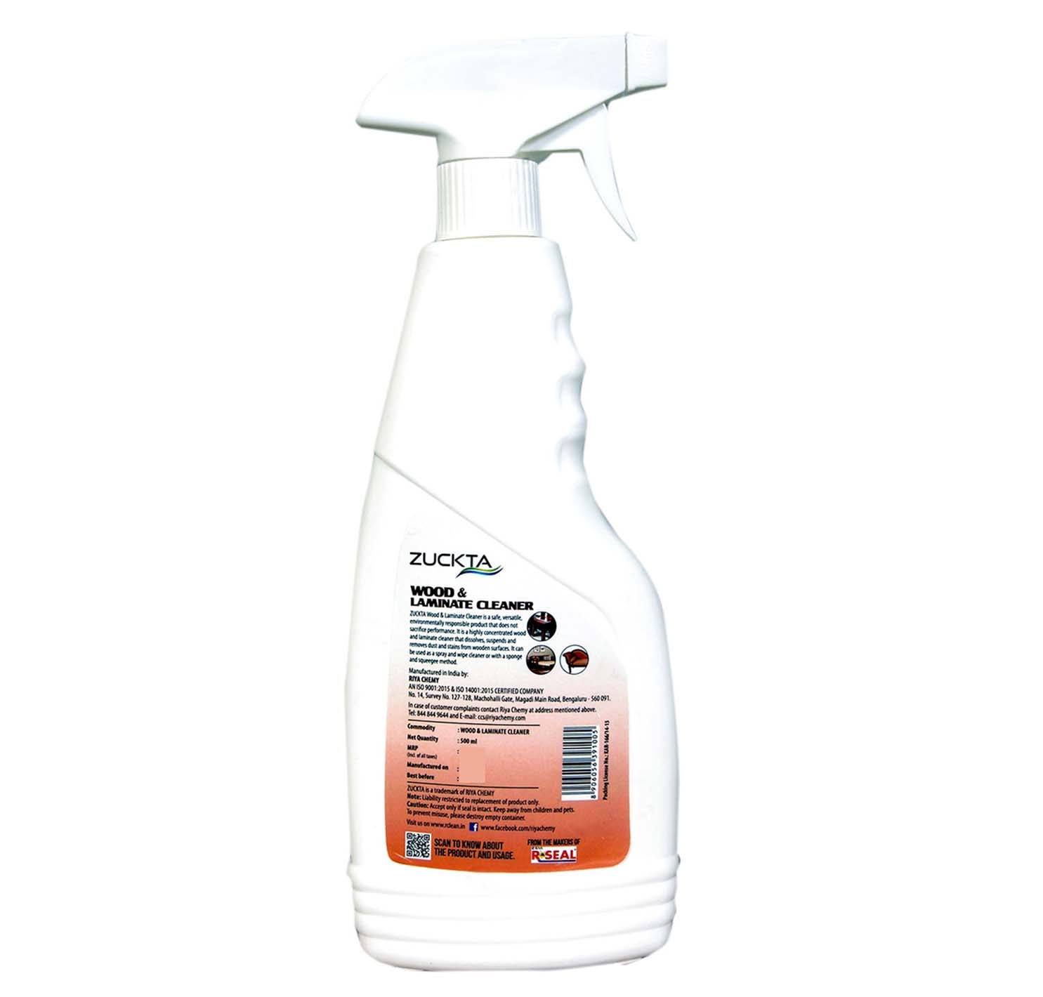 Zuckta Wood & Laminate Cleaner - Satin Free Clean & Shine - 500ml