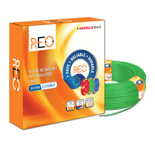 Havells Reo PVC Insulated Cable - Green