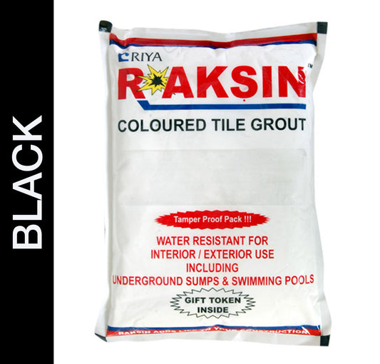 Riya Raksin Coloured Tile Grout Waterproof Cement Black
