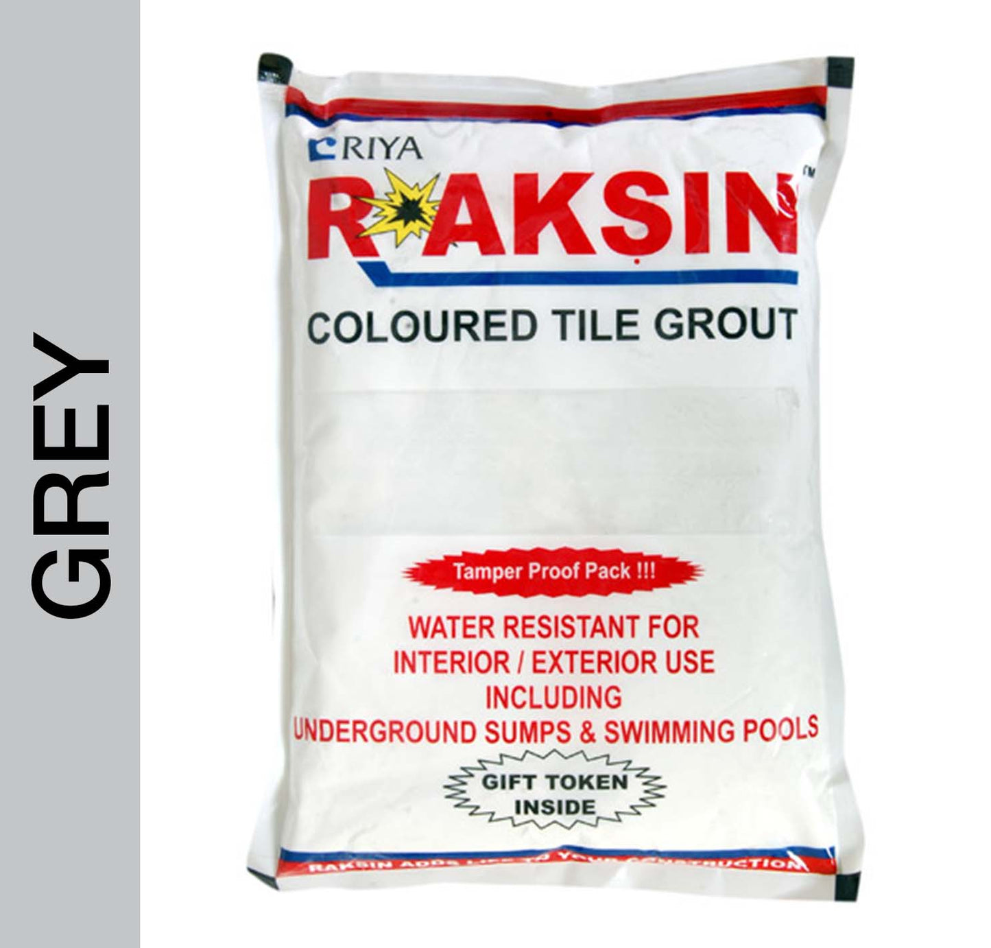 Riya Raksin Coloured Tile Grout Waterproof Cement Grey