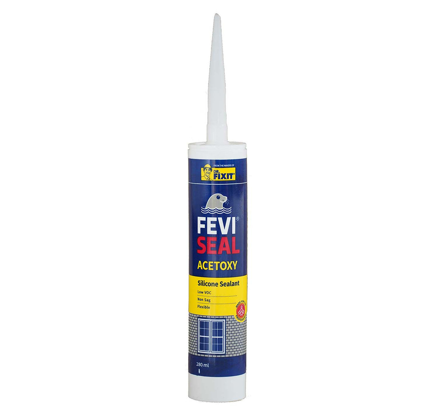 Fevi Seal Acetoxy Silicone Sealant 280ml