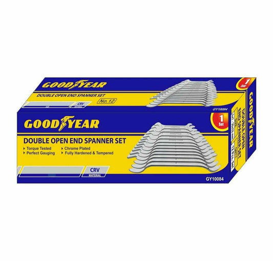 Goodyear Double Open End Spanner Set - Box Packing