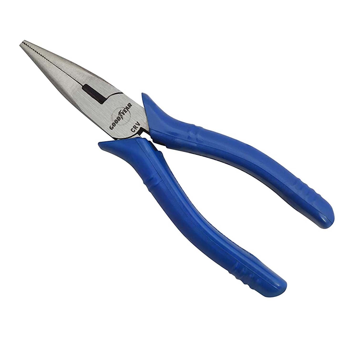 Goodyear Long Nose Plier Single Colour 6" (150mm)