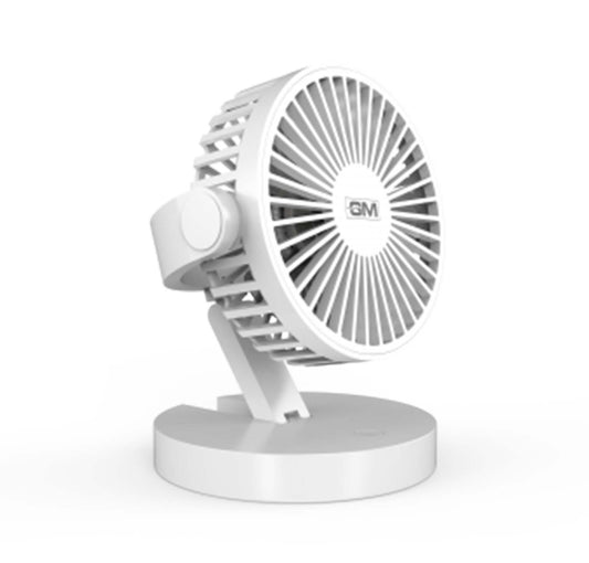 GM Handy Air Personal Battery Operated Table Fan -150 mm - White