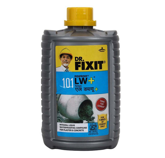 Dr. Fixit 101 Pidiproof LW+ Integral Liquid Waterproofing Compound for Plaster & Concrete