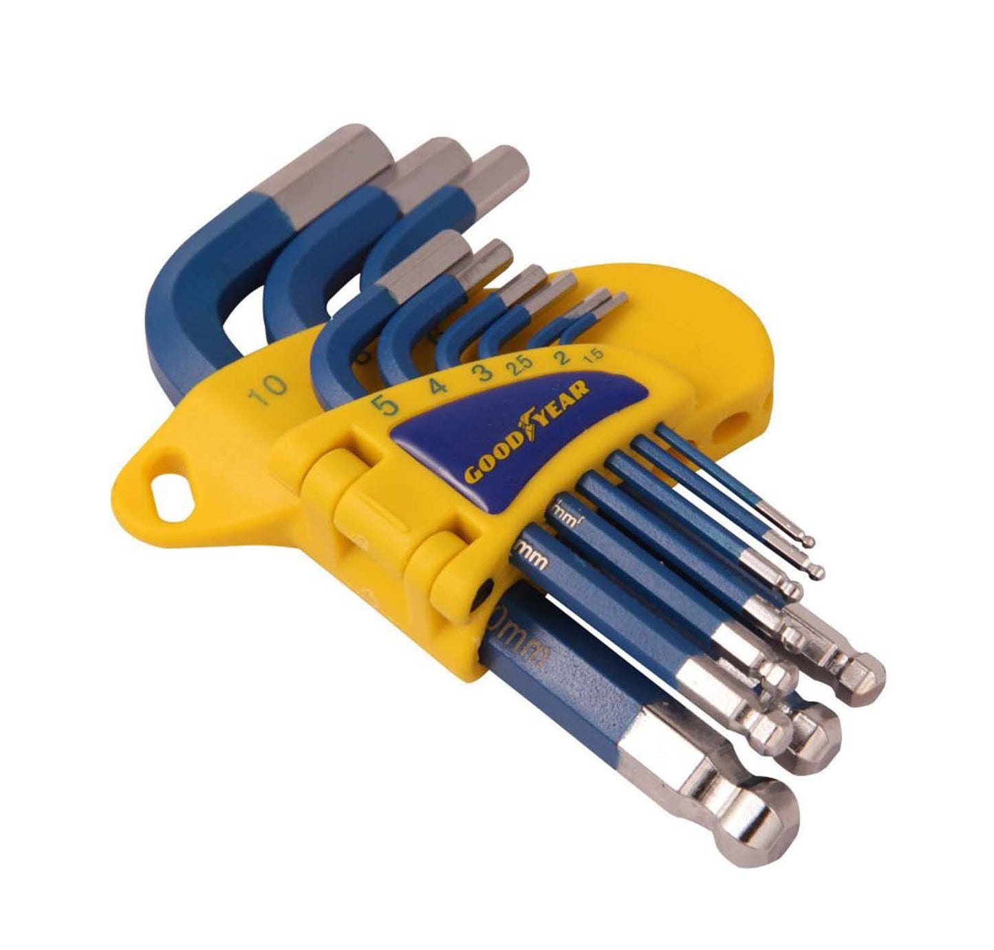 Goodyear Short Arm Hex Key Set 9 Pic