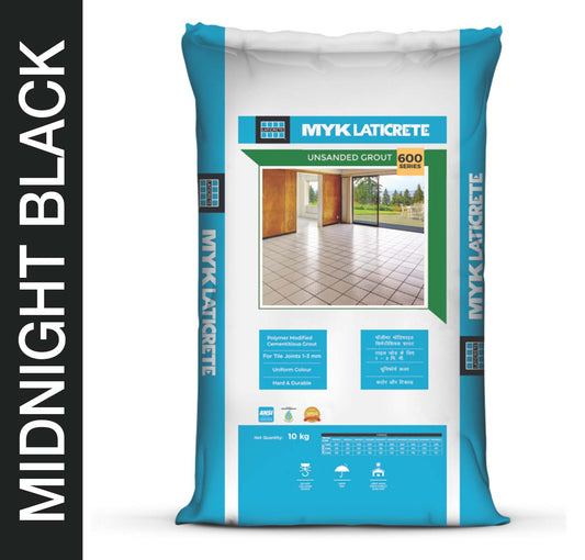 Myk Laticrete 600 Series Tile Joint Grout Powder Adhesive 1kg (Midnight Black)