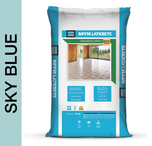 Myk Laticrete 600 Series Tile Joint Grout Powder Adhesive 1kg (Sky Blue)